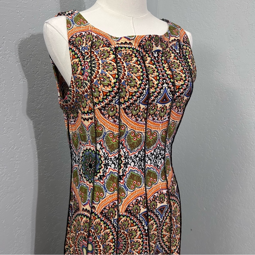 Voir Voir Colorful Paisley Maxi Dress